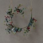 Red Berry & Eucalyptus Garland by Grand Illusions